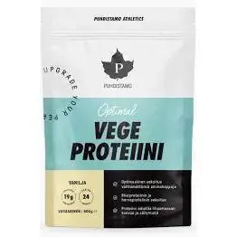 Puhdistamo Athletics Optimal Vege proteiini Vanilja 600g