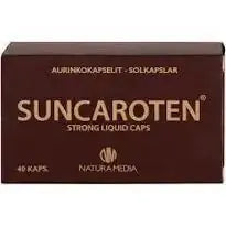 Suncaroten aurinkokapselit 40 kaps, Natura Media