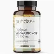 Vahva Ubikinoni Q10 100 mg 120 kaps, Extra-neitsytoliiviöljyssä, Puhdas+