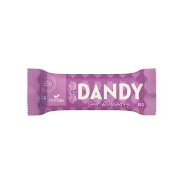 Dandy Candy Date Bar Sour Raspberry 35g, Foodin