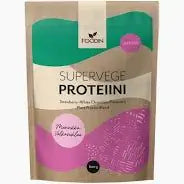 Supervege, Kasviproteiinisekoitus, Mansikka-Valkosuklaa 600 g, Foodin