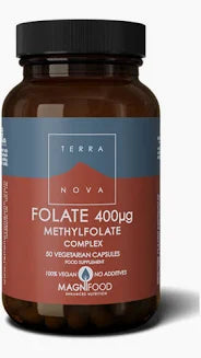Folate (Methylfolate) 400 ug Complex 50 kaps, Terranova