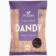 Dandy Candy Dates, Banana Caramel 90g Karkkitaateli, Foodin