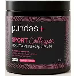 Sport Collagen+C-VIT+Opti-MSM kollageeni 260 g, Puhdas+