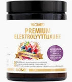 Premium Elektrolyyttijauhe – Kuningasmarja 120g, Biomed