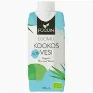 Kookosvesi Luomu 330ml, Foodin