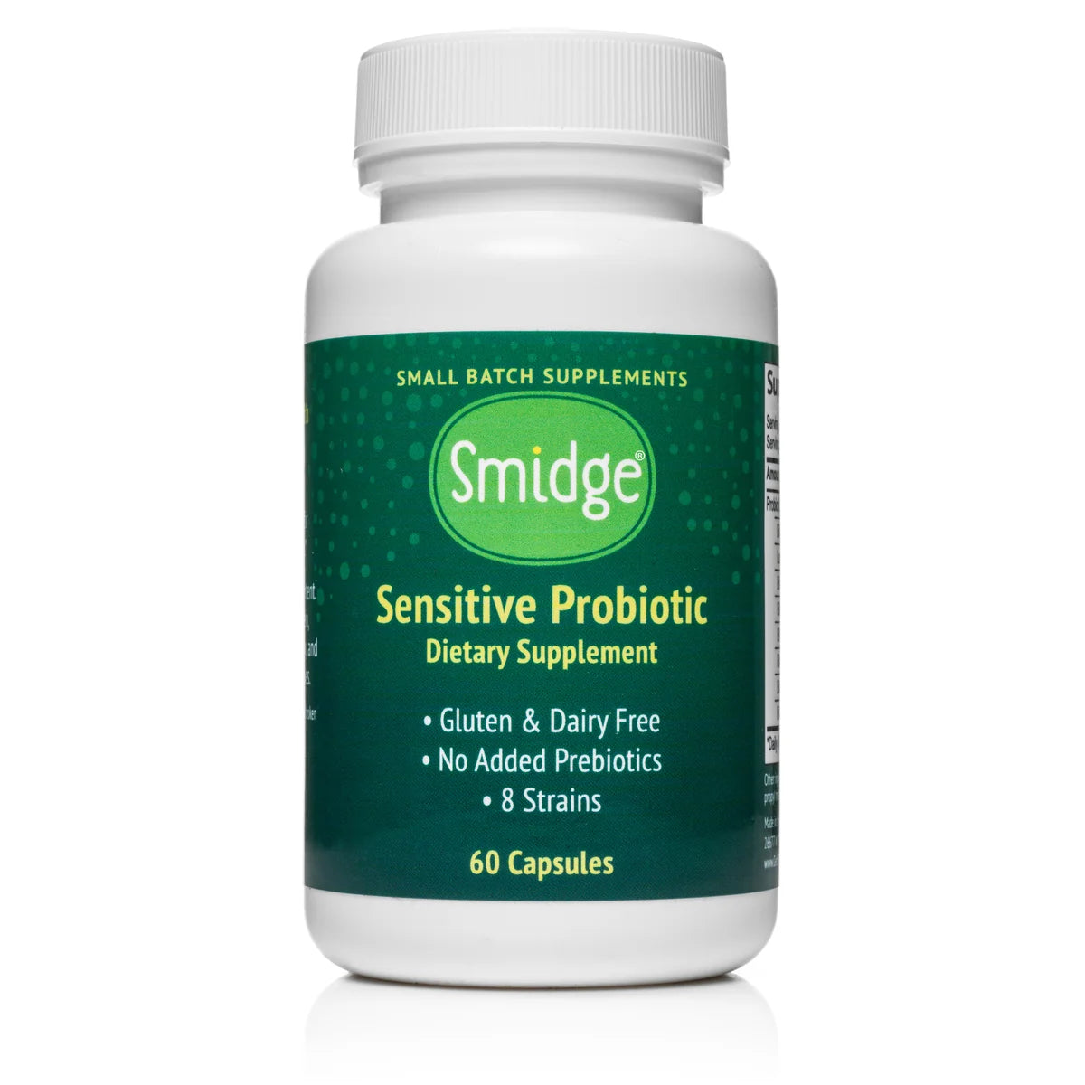 Sensitive Maitohappobakteerit 60 kaps, Smidge