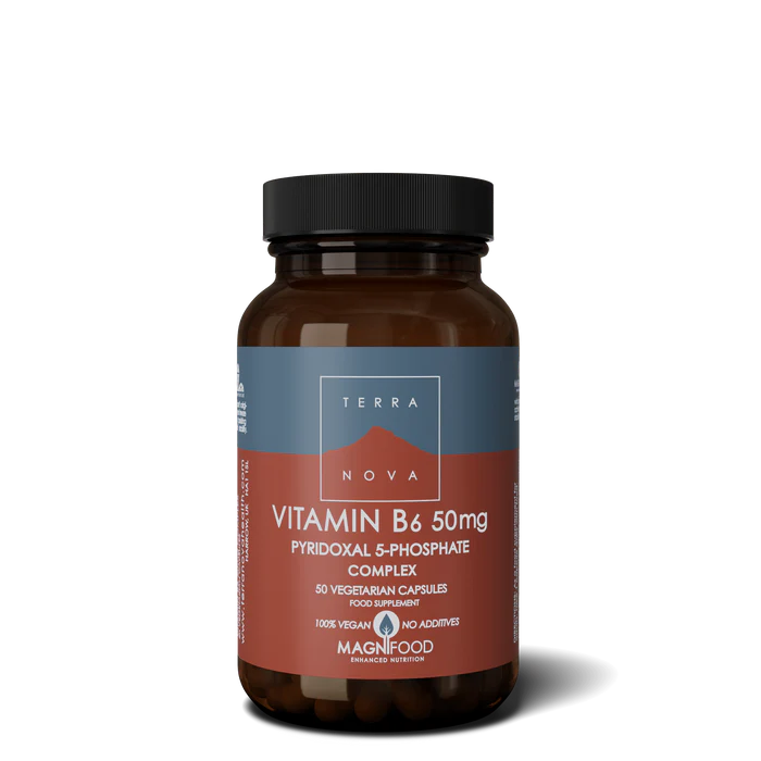 B6-vitamiini Pyridoxal-5-Fosfaatti P-5-P 50vegekaps, Terranova