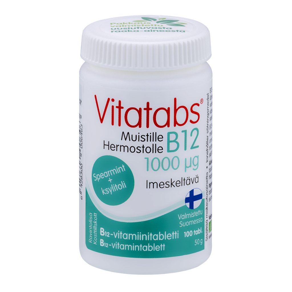 Vitatabs B12 Spearmint 1000 µg 100 tabl.