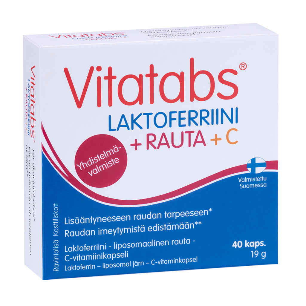 Vitatabs Laktoferriini + Rauta + C 40kaps., Hankintatukku