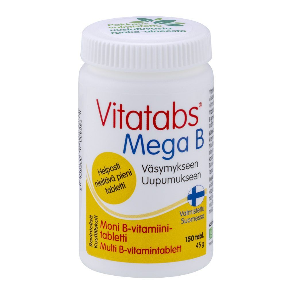 Vitatabs Mega B -Moni B-vitamiini 150 tabl.