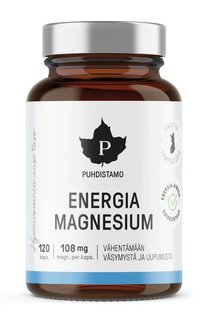 Puhdistamo magnesium energia 120kaps
