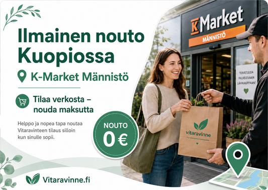 Ilmainen ja nopea nouto Kuopiossa – K-Market Männistöstä