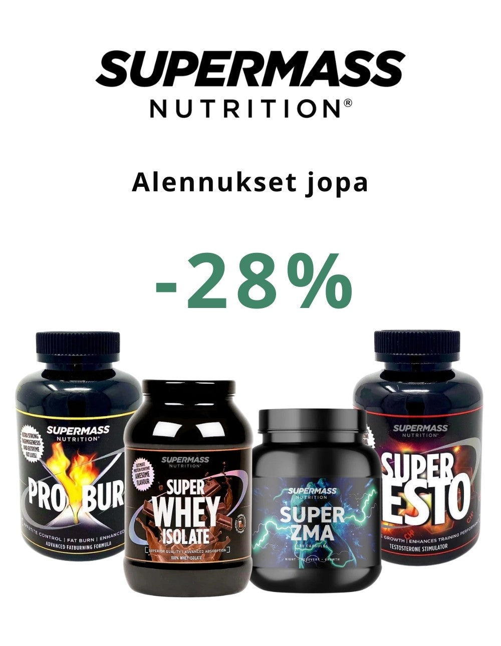 SUPERMASS Nutrition -Laatu, jonka kehosi huomaa