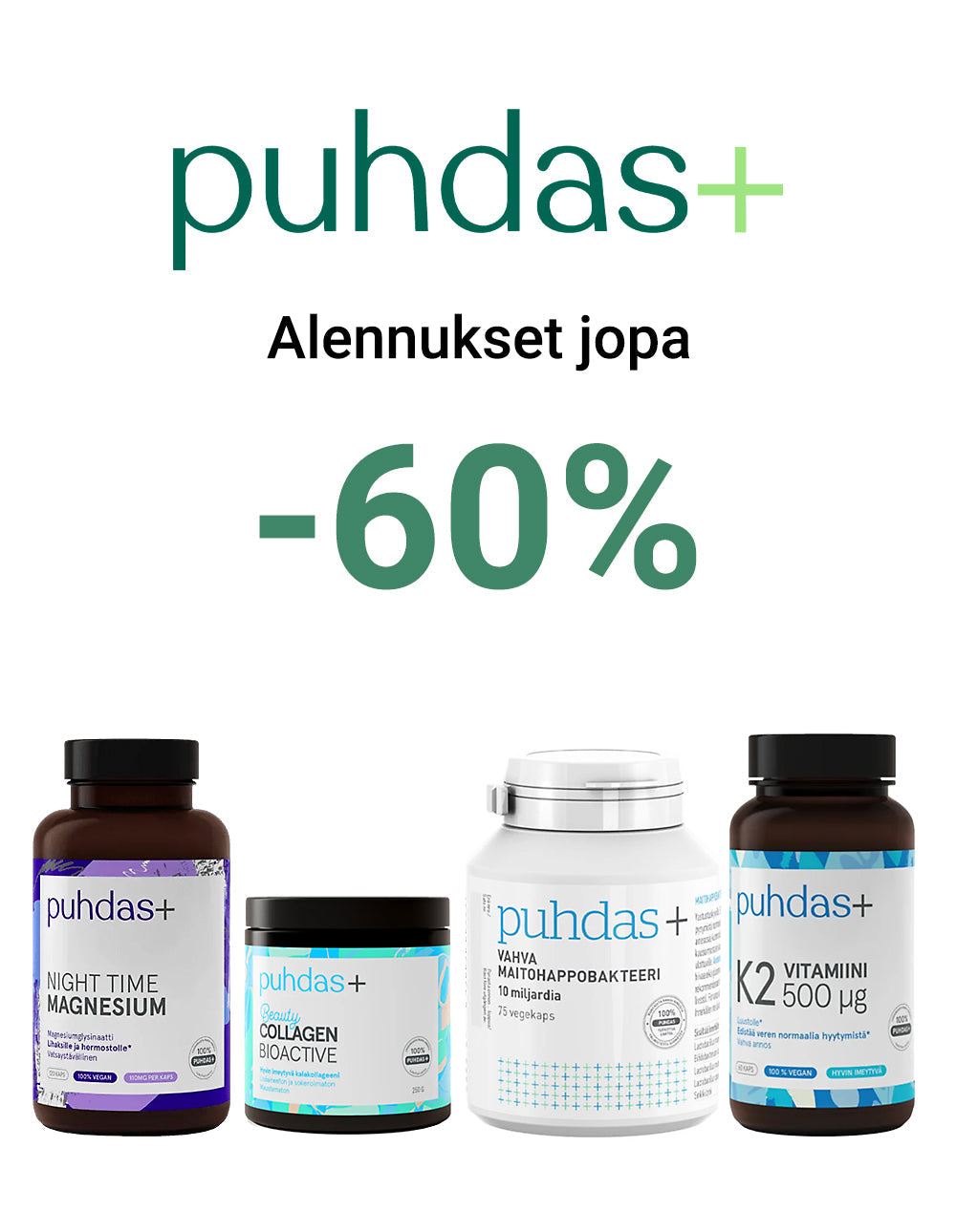 Puhdas+  Laadukasta tukea hyvinvointiin ja jaksamiseen.