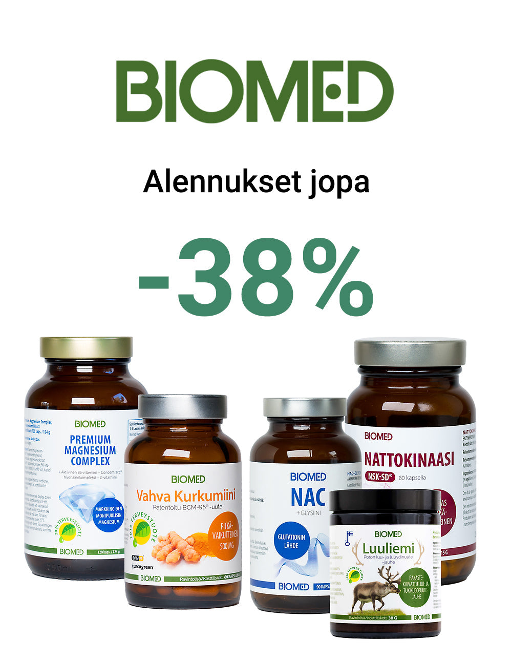 BIOMED – LAATUA ARKEEN PYSYVÄSTI EDULLISEEN HINTAAN!