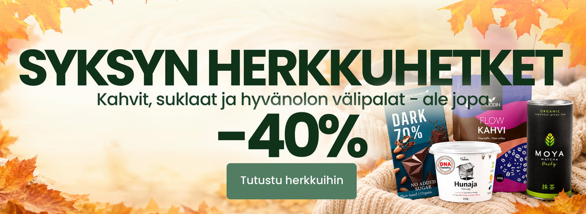 Syksyn herkkuhetket ja hyvän olon välipalat