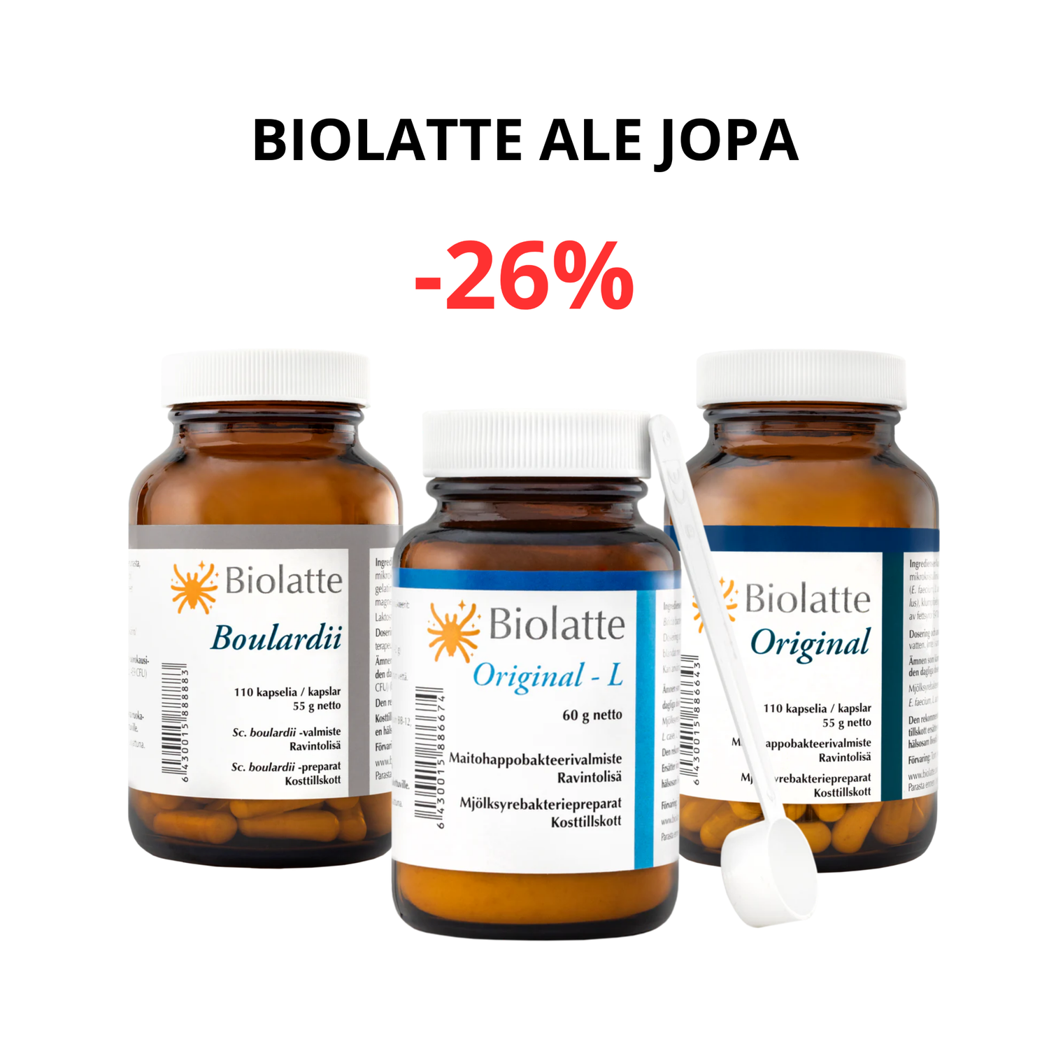 BIOLATTE – Luonnollista tasapainoa vatsalle pysyvästi edullisesti!