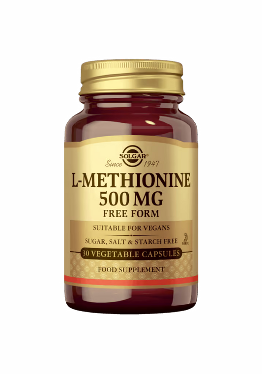 L-Metioniini 500mg L-Methionine 30 kaps, Solgar