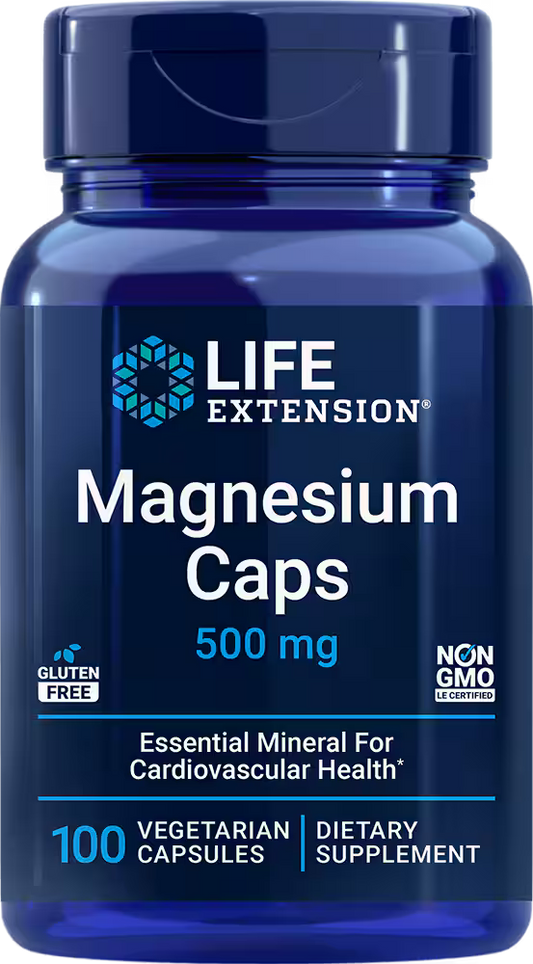 Magnesium 100 vegekaps, Life Extension
