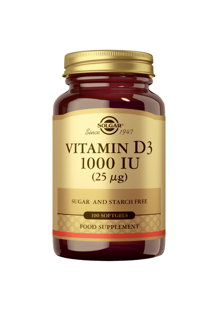 D3-vitamiini 25 µg kalanmaksaöljystä 100 kaps, Solgar