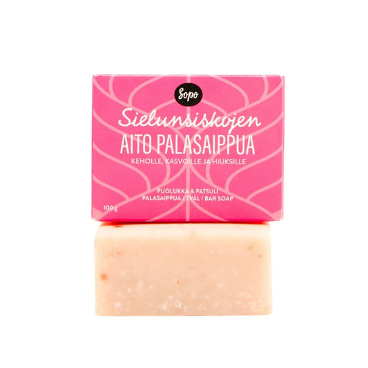 Sielunsiskojen Aito Palasaippua 100 g, Sopo Soap