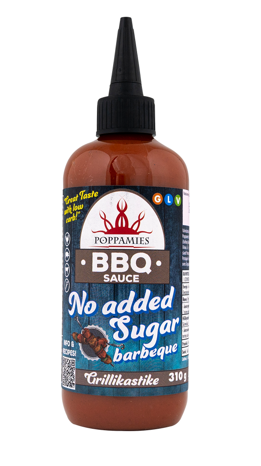 BBQ Sauce No added sugar barbeque 310g grillikastike, Poppamies