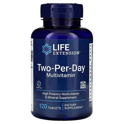 TWO PER DAY Monivitamiini 120kaps, Life Extension