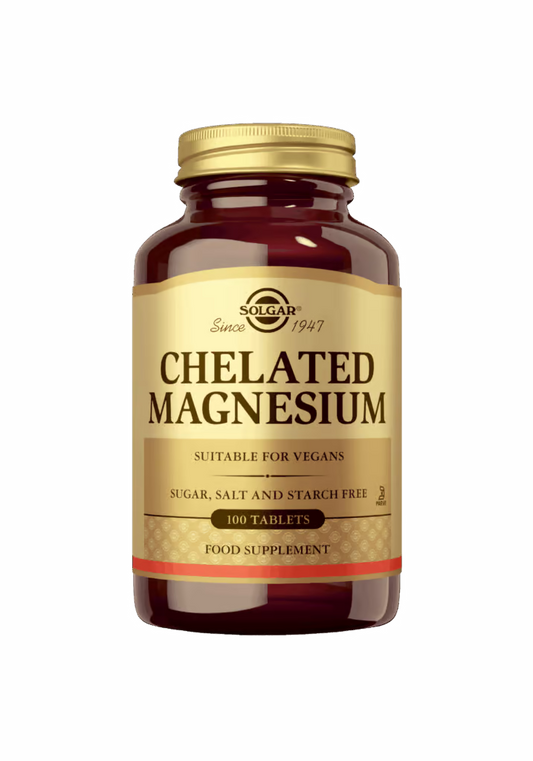 Magnesiumkelaatti (bisglysinaatti) 100 tabl, Solgar