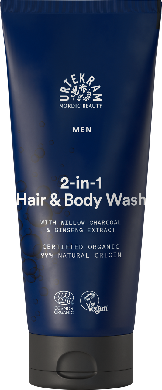 Men 2-in-1 suihkusaippua 200ml, Urtekram