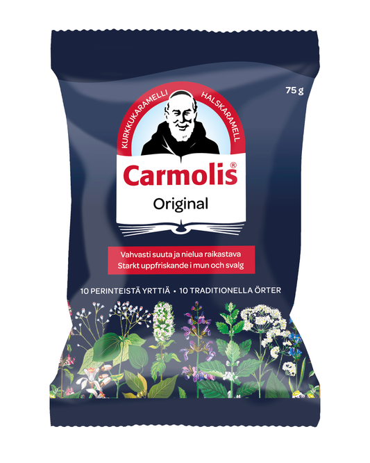 Carmolis Yrttikaramelli 75 g