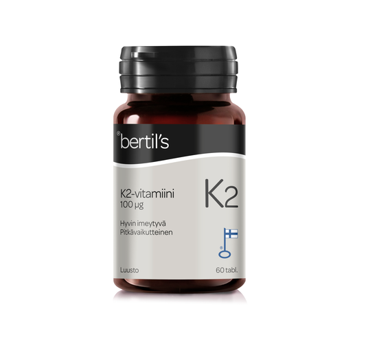 K2-vitamiini 100µg 60tabl., Bertils