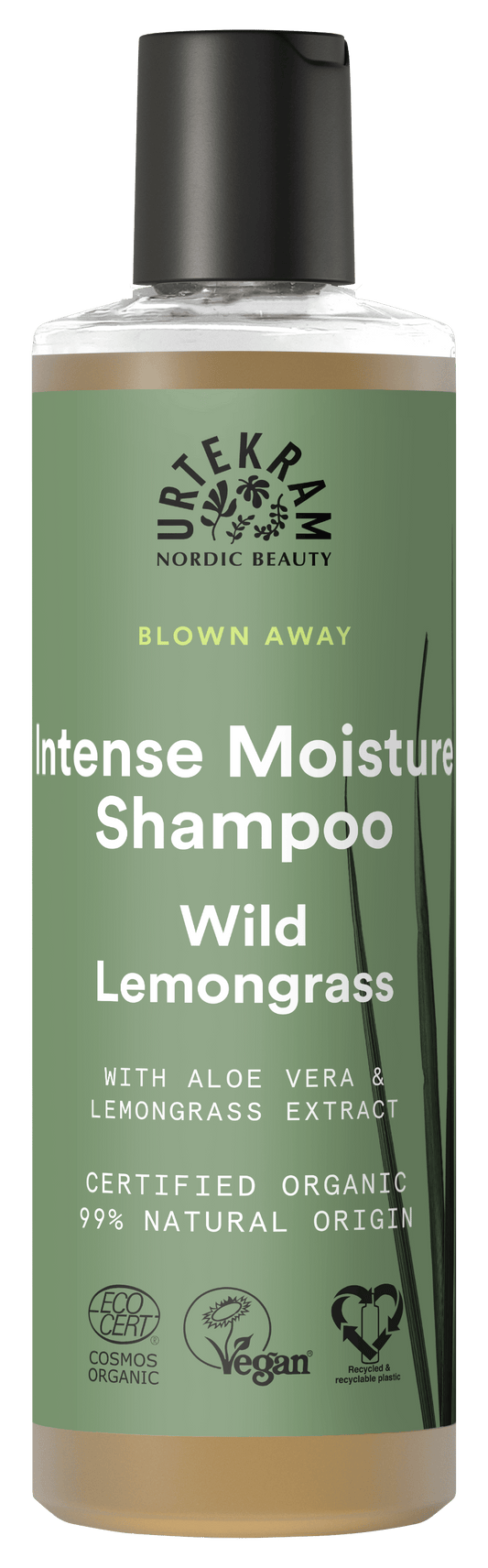 Wild Lemongrass luomu shampoo 250 ml, Urtekram