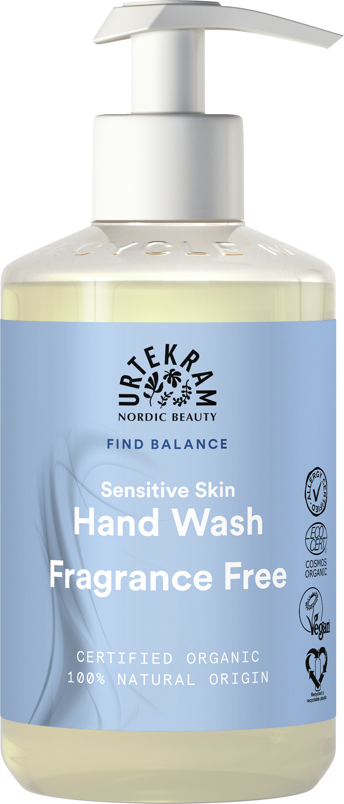 Fragrance Free käsisaippua 300 ml, Urtekram