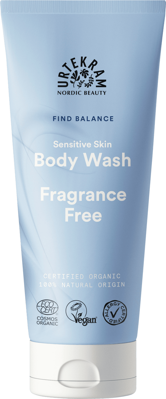 Fragrance Free Sensitive Suihkusaippua 200 ml, Urtekram