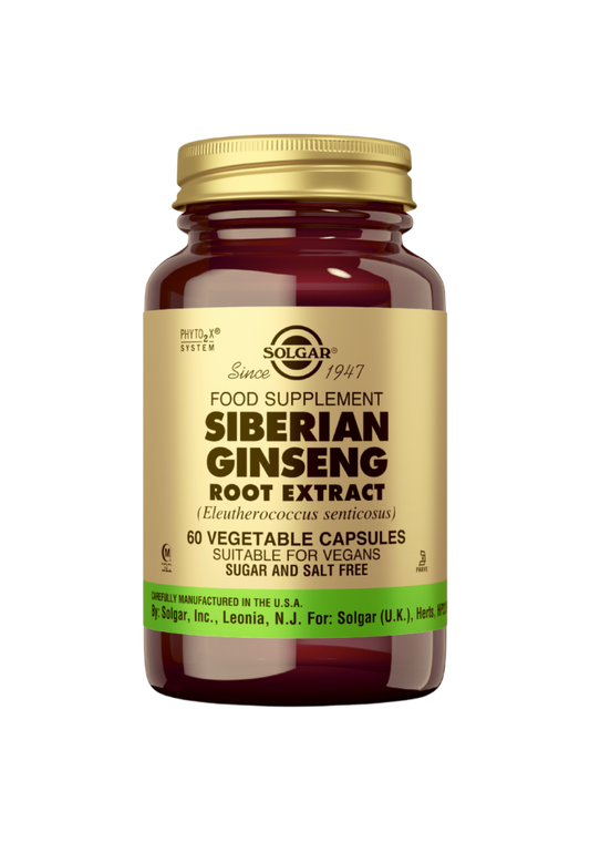Siberian Ginseng Venäjänjuuri 60 kaps, Solgar