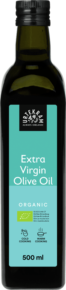 Oliiviöljy Extra Virgin Luomu 500 ml, Urtekram