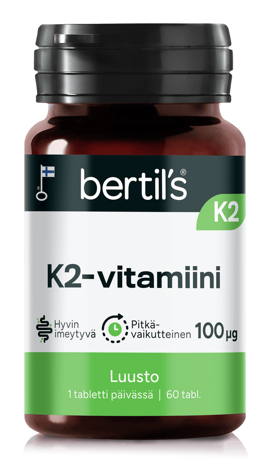 K2-vitamiini 100µg 60 tabl, Bertil's