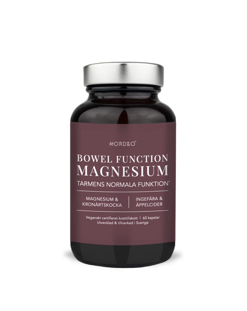 Bowel function Magnesium- suoliston tuki 60 kaps, Nordbo
