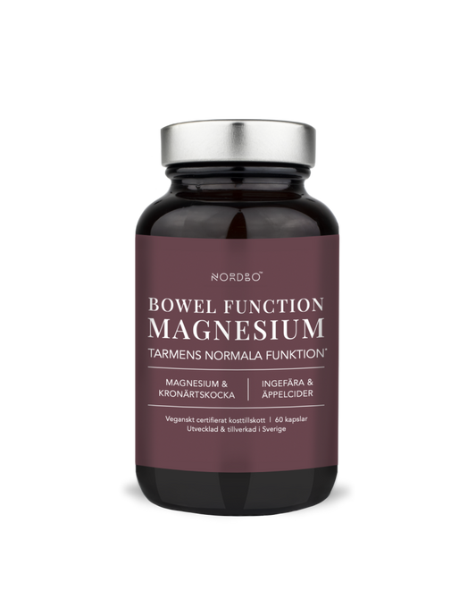 Bowel function Magnesium- suoliston tuki 60 kaps, Nordbo