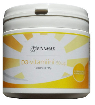 D3-vitamiini 50 µg 150 kaps, Finnmax