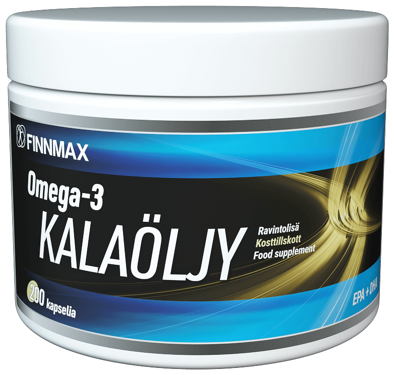 Omega 3 Kalaöljy 200 kaps, Finnmax