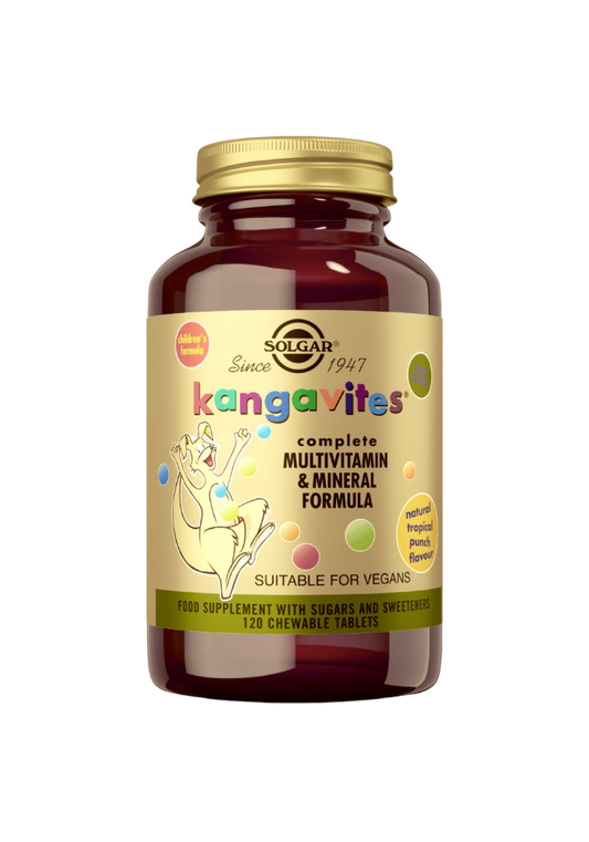 Kangavites monivitamiini lapsille Hedelmänmakuinen 120 kpl, Solgar