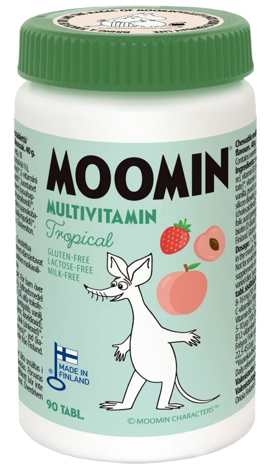 Moomin Monivitamiiini tropical 90 tabl.