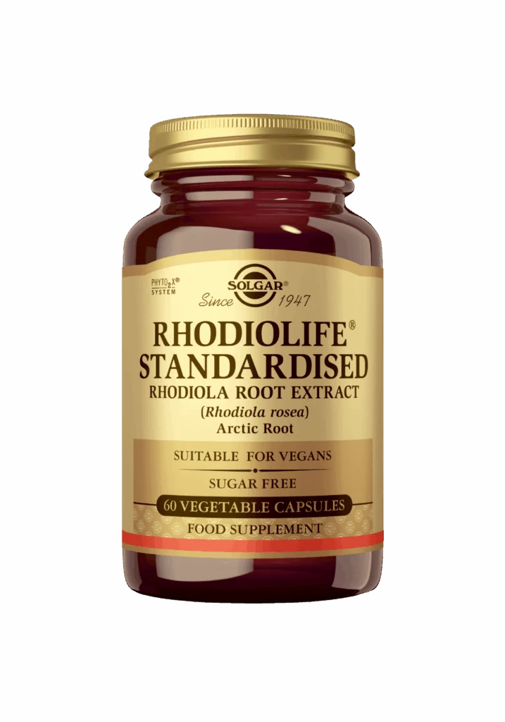 Ruusujuuriuute Rhodiola Rose Extract 60 kaps, Solgar