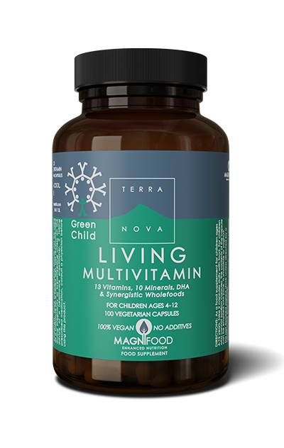 Living Multivitamin Monivit Green Child 100kpl, Terranova