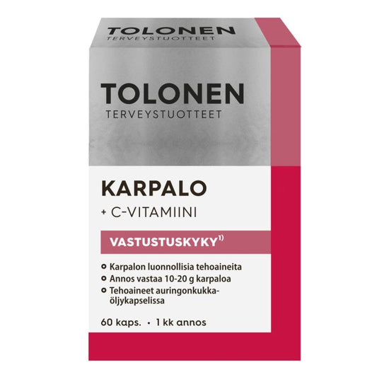 Karpalo + C-VIT 60 kaps, Tolonen