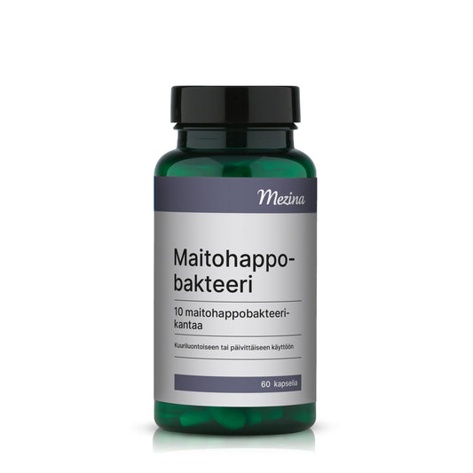 Maitohappobakteeri 60 kaps, Mezina