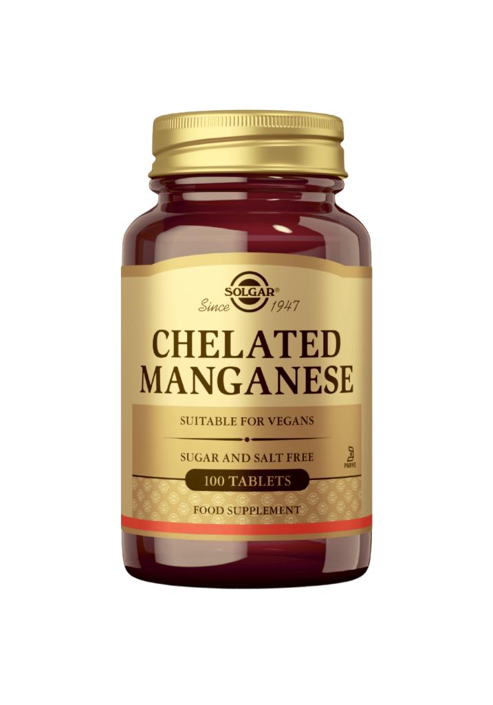 Mangaani Kelaatti 100kpl, Solgar