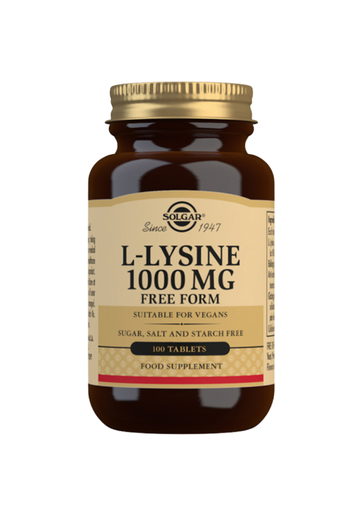 L-Lysiini 1000mg 100kpl, Solgar